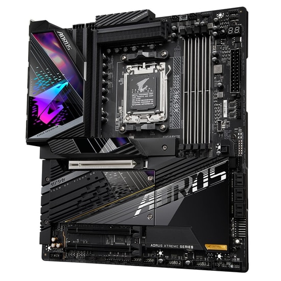Gigabyte X670E AORUS XTREME AM5 DDR5 E-ATX Anakart (X670E-AORUS-XTREME-AM5-EATX-DDR5) - AMD X670E, 8000MHz OC, Wi-Fi, BT