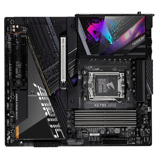 Gigabyte X670E AORUS XTREME AM5 DDR5 E-ATX Anakart (X670E-AORUS-XTREME-AM5-EATX-DDR5) - AMD X670E, 8000MHz OC, Wi-Fi, BT