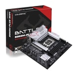 Colorful BATTLE-AX B860M-PLUS WIFI 6 V20 DDR5 7600MH Anakart - LGA1851, 7600MT/s(OC), 3xM.2, WiFi 6, PCIe 5.0, mATX