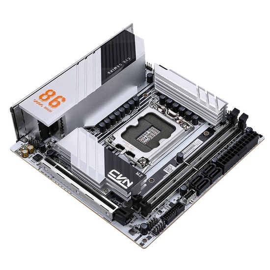 Colorful CVN B860I GAMING FROZEN WIFI 6E V20 DDR5 8800MHz Anakart - Intel LGA 1851, DDR5 8800MT/s(OC), M.2, Mini-ITX