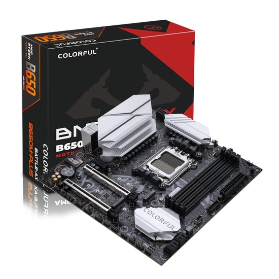 Colorful BATTLE-AX B650M-PLUS WIFI 6 V15 DDR5 7600MH Anakart - AM5, 7600MT/s(OC), 2xM.2, PCIe 5.0, WiFi 6, mATX, 192GB R