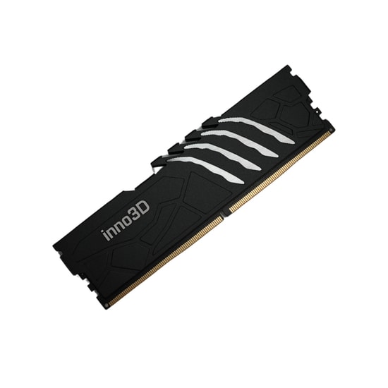 Inno3D 16GB 5600MHz DDR5 UDIMM Masaüstü Ram (I3D5U16GC4656MM-H) - CL46 Gecikme Süresi, Soğutuculu Performans Bellek