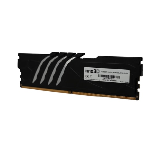 Inno3D 16GB 5600MHz DDR5 UDIMM Masaüstü Ram (I3D5U16GC4656MM-H) - CL46 Gecikme Süresi, Soğutuculu Performans Bellek