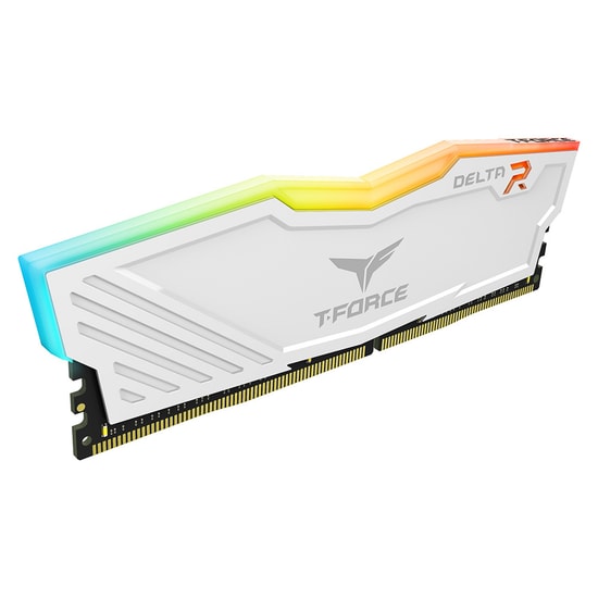 Team T-Force Delta RGB 16GB (2x8GB) 3200MHz DDR4 Gaming Ram (TF4D416G3200HC16CDC01) - Beyaz Soğutuculu Masaüstü Bellek