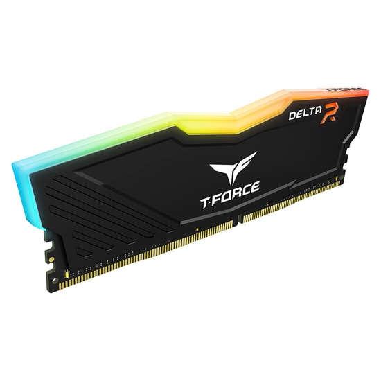Team T-Force Delta RGB 16GB (2x8GB) 3200MHz DDR4 Gaming Ram (TF3D416G3200HC16CDC01) - Siyah Soğutuculu Masaüstü Bellek