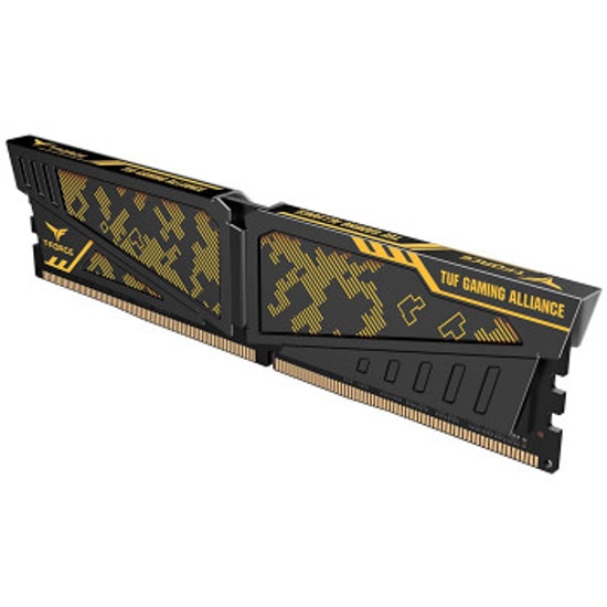 Team T-Force Vulcan TUF Gaming Alliance 8GB 3200MHz DDR4 Gaming Ram (TLTYD48G3200HC16F01) - CL16, TUF Alliance Bellek