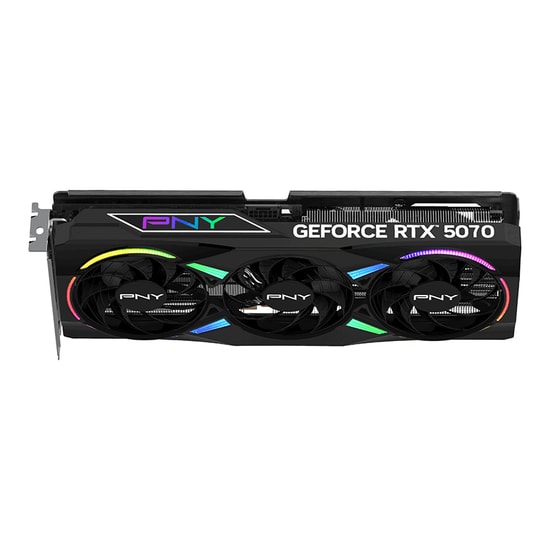 PNY GeForce RTX 5070 ARGB Epic-X OC 12GB GDDR7 Ekran Kartı (VCG507012TFXXPB1-O) - 192 Bit, DLSS 4, PCIe 5.0, Üçlü Fan