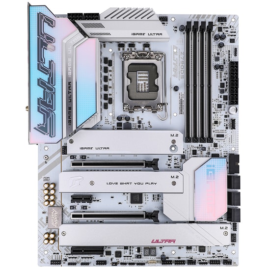 Colorful iGame Z790 ULTRA WIFI 6E V20 DDR5 7800Mhz Anakart - LGA 1700, 192GB RAM, 4xM.2, PCIe 5.0, 2.5G LAN, ATX