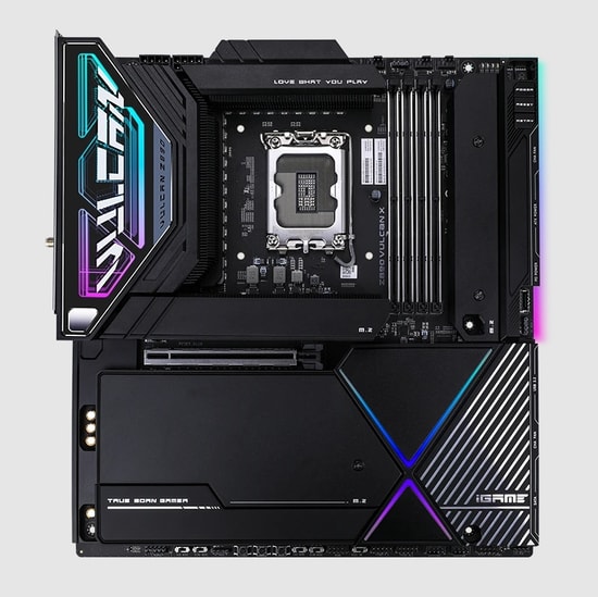 Colorful iGame Z890 VULCAN X WIFI 7 V20 DDR5 8800Mhz Anakart - LGA 1851, 192GB RAM, 5xM.2, PCIe 5.0, Wi-Fi 7, E-ATX