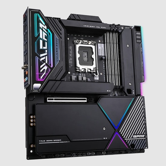 Colorful iGame Z890 VULCAN X WIFI 7 V20 DDR5 8800Mhz Anakart - LGA 1851, 192GB RAM, 5xM.2, PCIe 5.0, Wi-Fi 7, E-ATX