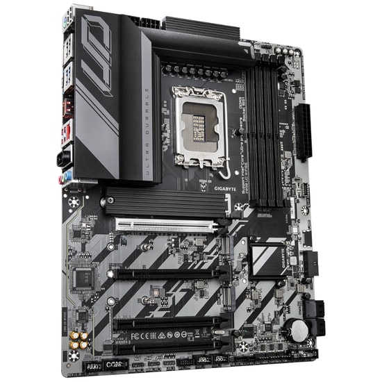 Gigabyte Z890 UD WIFI6E Anakart: Intel LGA 1851, DDR5 256GB, 3xM.2, USB4 Type-C, WiFi 6E, HDMI, 2.5G LAN, ATX