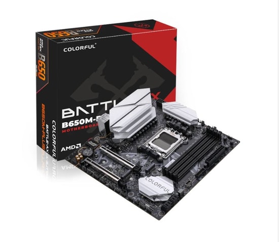 Colorful BATTLE-AX B650M-PLUS V14 DDR5 7600MHz mATX Anakart - AM5, 192GB RAM, 2xM.2, PCIe 5.0, 2.5G LAN, HDMI, Type-C