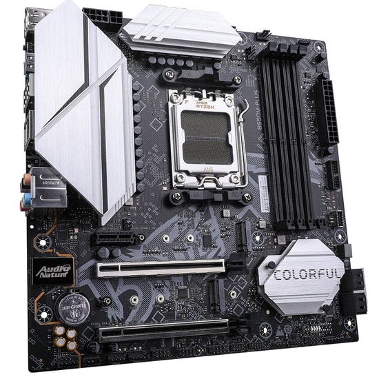 Colorful BATTLE-AX B650M-PLUS V14 DDR5 7600MHz mATX Anakart - AM5, 192GB RAM, 2xM.2, PCIe 5.0, 2.5G LAN, HDMI, Type-C