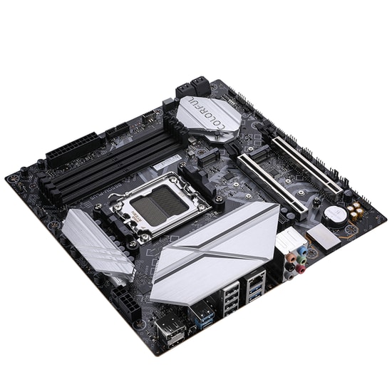 Colorful BATTLE-AX B650M-PLUS V14 DDR5 7600MHz mATX Anakart - AM5, 192GB RAM, 2xM.2, PCIe 5.0, 2.5G LAN, HDMI, Type-C