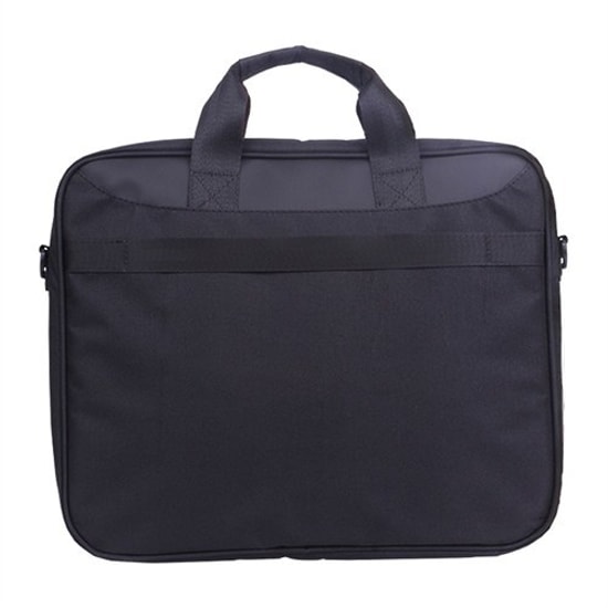 PLM PLC34-13-SIYAH 13" Siyah Notebook Çantası - Imperteks Suni Deri ve 600D Kumaş, Çift Yönlü Fermuar, Hafif Tasarım