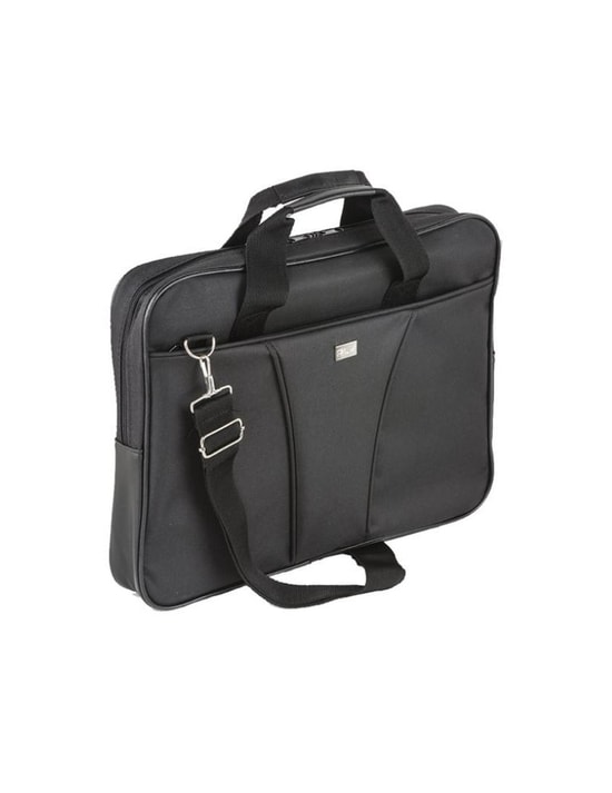 PLM YF15 15.6" Siyah Notebook Çantası (YF15-15.6-SIYAH) - Su Geçirmez 600D Kumaş, 3 Bölmeli, Metal Aksesuarlı El Çantası