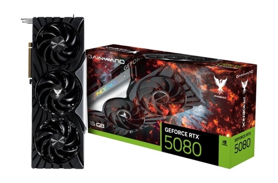 Gainward RTX 5080 Phoenix V1 16GB GDDR7 Ekran Kartı (NE75080019T2-GB2031C) - 256 Bit, 2617 MHz, DLSS 4, Üçlü Fan
