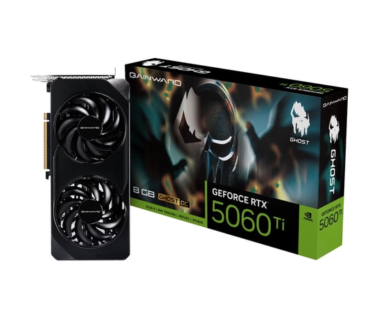 Gainward RTX 5060 Ti Ghost 8GB GDDR7 Ekran Kartı (NE7506T019P1-GB2062B) - 128 Bit, 2572 MHz, Blackwell, DLSS 4