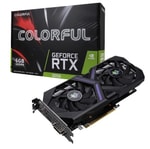 Colorful RTX 3050 6GB GDDR6 96Bit Gaming Ekran Kartı (RTX3050-6GB-V4-V) - DirectX 12 Ultimate, Çift Fan, HDMI, DP, 1470M