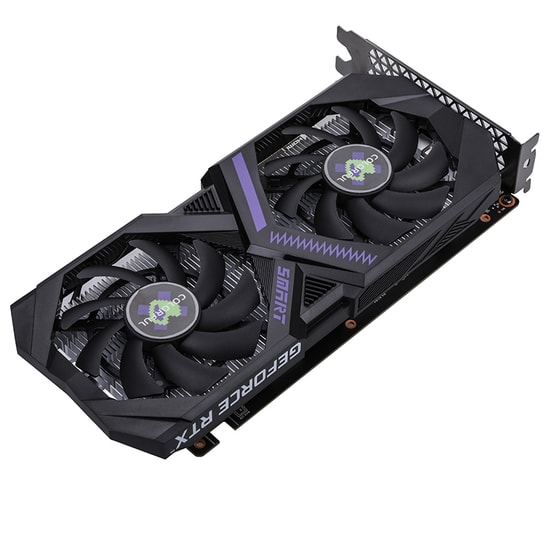 Colorful RTX 3050 6GB GDDR6 96Bit Gaming Ekran Kartı (RTX3050-6GB-V4-V) - DirectX 12 Ultimate, Çift Fan, HDMI, DP, 1470M
