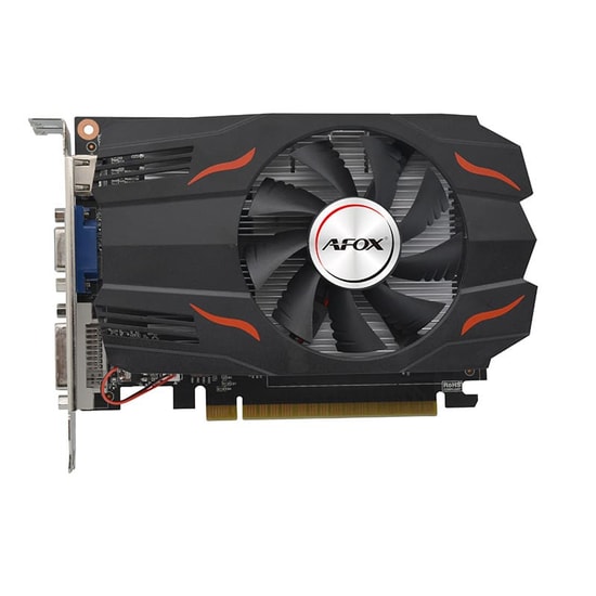Afox GeForce GTX 750 Ti 4GB GDDR5 128Bit Ekran Kartı (AF750TI-4096D5H5-V3) - NVIDIA Maxwell, 640 CUDA, VGA, HDMI, DVI