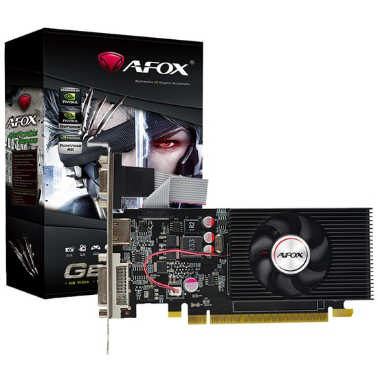 Afox GeForce GT 730 2GB DDR3 128Bit Ekran Kartı (AF730-2048D3L6) - HDMI, DVI, VGA, 770MHz GPU, DirectX 12 Desteği