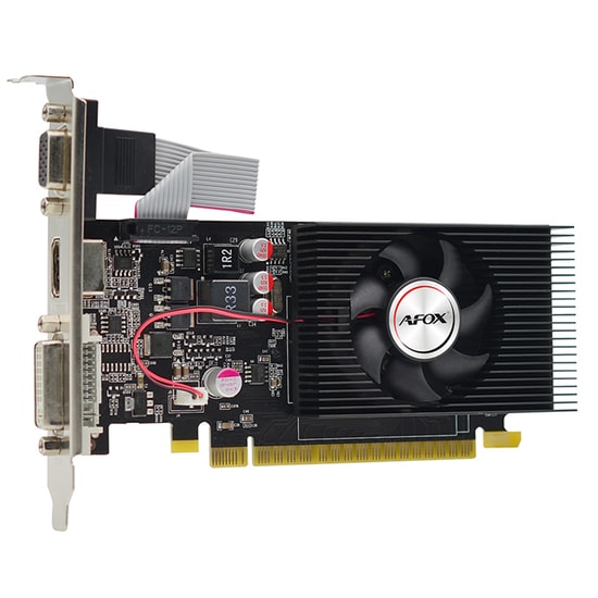 Afox GeForce GT 730 2GB DDR3 128Bit Ekran Kartı (AF730-2048D3L6) - HDMI, DVI, VGA, 770MHz GPU, DirectX 12 Desteği