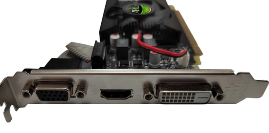 Axle GeForce GT 710 2GB DDR3 64Bit Ekran Kartı (GT710/2GD3P4CDIL) - 954MHz GPU, HDMI, VGA, DVI, Tek Fanlı Soğutucu