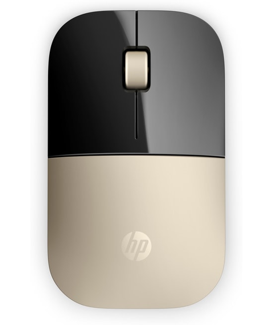 HP Z3700 Altın Rengi Wireless Optik Mouse (X7Q43AA) - 1200 DPI, 2.4 GHz Kablosuz, Taşınabilir İnce Tasarım, 3 Tuşlu