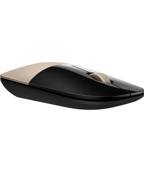 HP Z3700 Altın Rengi Wireless Optik Mouse (X7Q43AA) - 1200 DPI, 2.4 GHz Kablosuz, Taşınabilir İnce Tasarım, 3 Tuşlu