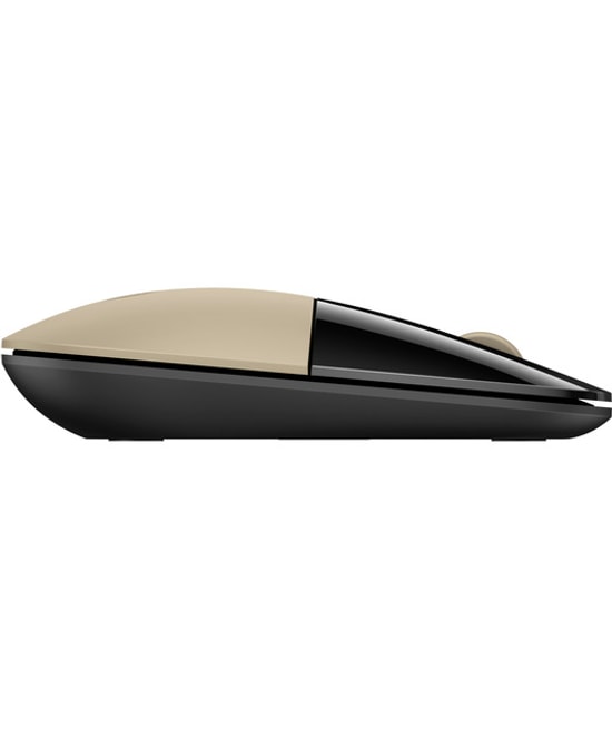 HP Z3700 Altın Rengi Wireless Optik Mouse (X7Q43AA) - 1200 DPI, 2.4 GHz Kablosuz, Taşınabilir İnce Tasarım, 3 Tuşlu