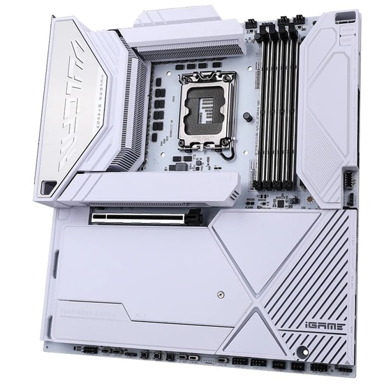 Colorful iGame Z890 VULCAN W WIFI7 V20 DDR5 Anakart - LGA 1851, 8800MHz(OC), 192GB RAM, 5xM.2, PCIe 5.0, Wi-Fi 7, E-ATX