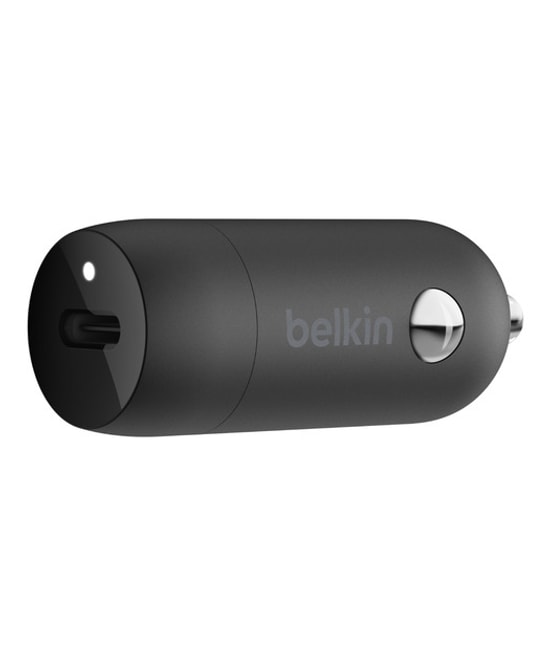 Belkin CCA004BTBK 30W Type-C Hızlı Araç Şarj Aleti - BoostCharge USB-C Güç Dağıtımı, Kompakt Tasarım, Siyah Araç Şarjı