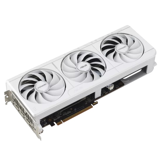 ASUS Prime Radeon RX 9070 XT OC 16GB GDDR6 Beyaz Ekran Kartı (PRIME-RX9070XT-O16G-W) - 256 Bit, RDNA 4.0, HDMI, 3xDP