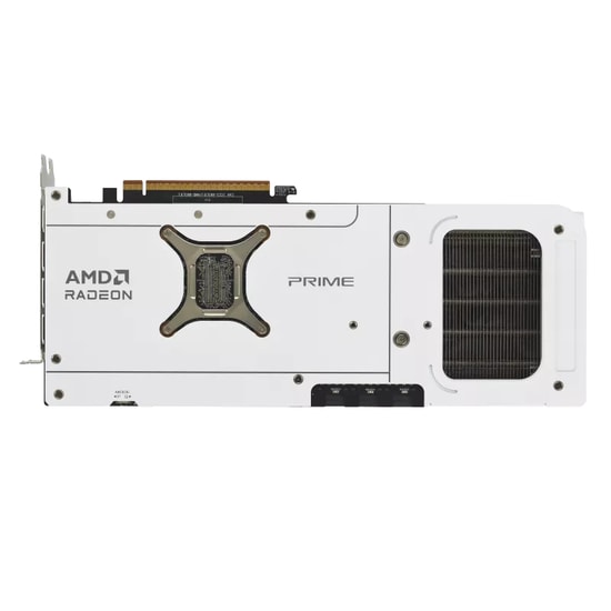 ASUS Prime Radeon RX 9070 XT OC 16GB GDDR6 Beyaz Ekran Kartı (PRIME-RX9070XT-O16G-W) - 256 Bit, RDNA 4.0, HDMI, 3xDP
