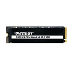 Patriot P400 V4 1TB NVMe M.2 2280 SSD (P400VP1TBM28H) - 6000/5000MB/s Okuma Yazma, PCIe Gen4x4, 3D NAND, Grafen Soğutucu