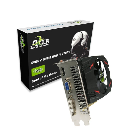 Axle Nvidia GeForce GT 740 2GB GDDR5 128Bit Ekran Kartı (AX-GT740/2GD5P8CDI) - HDMI, DVI, VGA, DirectX 12, Tek Fanlı