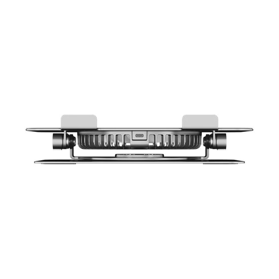 Unitek OT1098AGY01 360 Fanlı Notebook Standı - 8-17.3" Uyumlu Dizüstü Soğutucu, 360 Derece Dönebilen Mekanizma, Uzay Gri