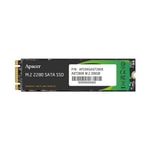 Apacer AST280X 256GB M.2 SATA3 SSD (AP256GAST280X-1) - 520MB/s Okuma, 500MB/s Yazma, 3D NAND, Dahili Disk SSD
