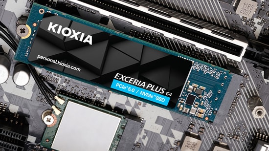 Kioxia Exceria Plus G4 2TB NVMe M.2 SSD (LVD10Z002TG8) - PCIe Gen5, 10000MB/s Okuma, 8200MB/s Yazma, BiCS FLASH TLC