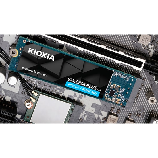 Kioxia Exceria Plus G4 2TB NVMe M.2 SSD (LVD10Z002TG8) - PCIe Gen5, 10000MB/s Okuma, 8200MB/s Yazma, BiCS FLASH TLC