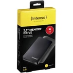 Intenso 6023512 4TB 2.5 inç USB 3.0 Taşınabilir Disk - 5400 RPM, 8MB Önbellek, USB Micro-B, Siyah Harici HDD