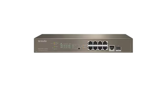 Tenda TEG5310P-8-150W 10 Port Gigabit Yönetilebilir Switch - 8 Port PoE, 2 SFP Slot, 150W Güç, Katman 3 Standartı