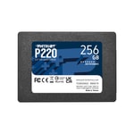 Patriot P220 256GB 2.5" SATA 3 SSD (P220S256G25) - 550MB/s Okuma, 490MB/s Yazma, Sata III, 3D NAND, 120 TBW Disk