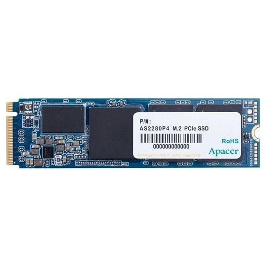 Apacer AS2280P4 512GB NVMe M.2 SSD (AP512GAS2280P4-1) - 2100/1500MB/s, PCIe Gen3x4, 3D TLC NAND, Dahili SSD Disk