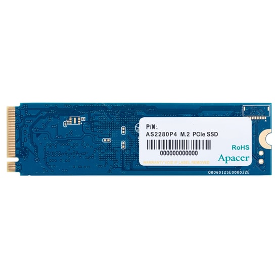 Apacer AS2280P4 512GB NVMe M.2 SSD (AP512GAS2280P4-1) - 2100/1500MB/s, PCIe Gen3x4, 3D TLC NAND, Dahili SSD Disk