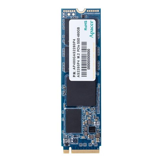 Apacer AS2280P4 256GB NVMe M.2 SSD (AP256GAS2280P4-1) - 2100/1300MB/s, PCIe Gen3x4, 3D TLC NAND, Dahili SSD Disk
