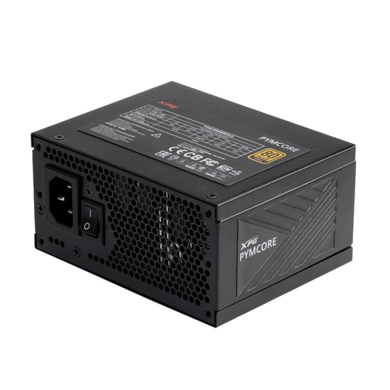 XPG Pymcore SFX 750W 80+ Gold Güç Kaynağı (PYMCORE750G-BKCEU) - Tam Modüler, 92mm Fan, Aktif PFC, 12V-2x6 Connector