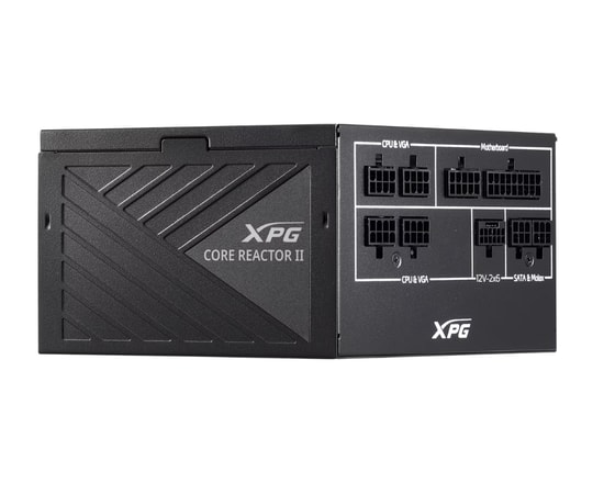 XPG Core Reactor II 1200W 80+ Gold Güç Kaynağı (COREREACTORII1200G-BKCEU) - Tam Modüler, ATX 3.0, 135mm Fan, Aktif PFC