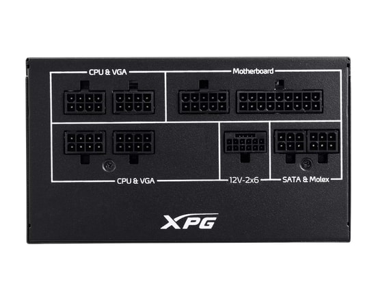 XPG Core Reactor II 1200W 80+ Gold Güç Kaynağı (COREREACTORII1200G-BKCEU) - Tam Modüler, ATX 3.0, 135mm Fan, Aktif PFC